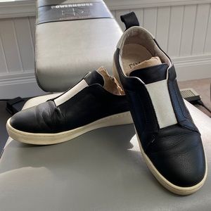 Fly London leather slip on shoes.Size 38
